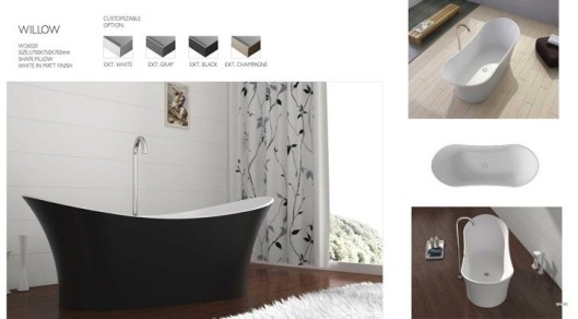 designer bathtub
